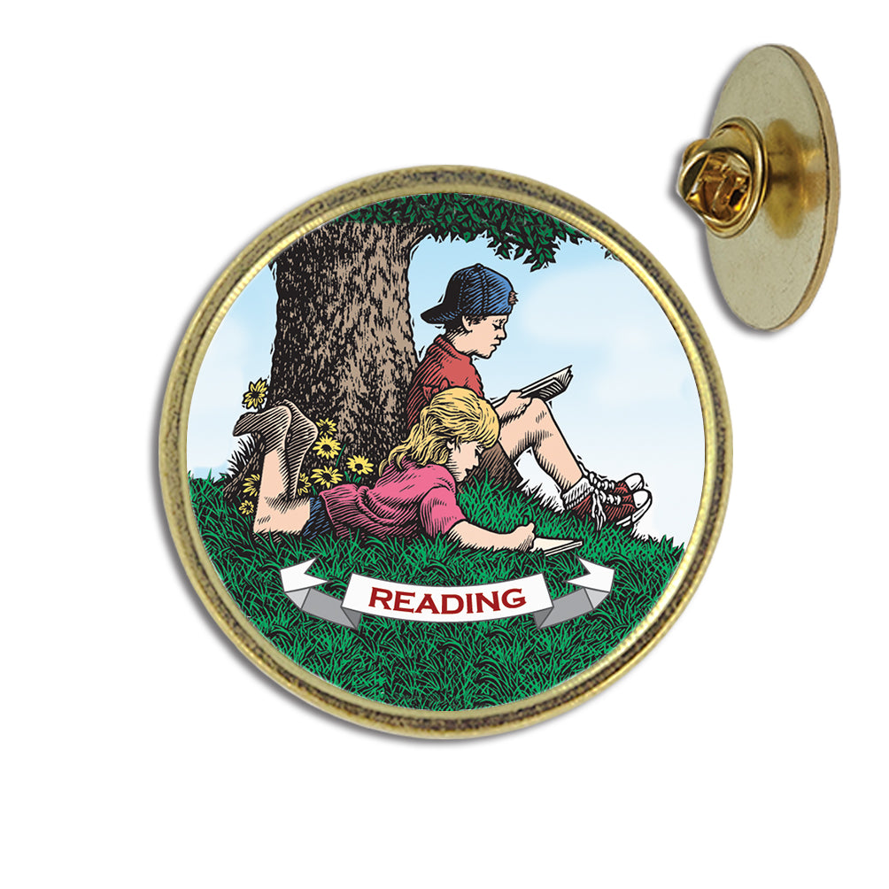 Reading Lapel Pin | Hodges Badge Company