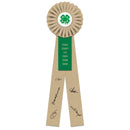 Signature Rosette Award Ribbon, 5" Top.