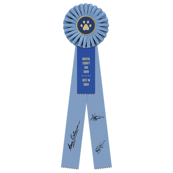 Signature Rosette Award Ribbon, 5" Top