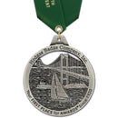 3" HH Custom Award Medal With Satin Neck Ribbon
