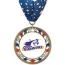 2-3/4" Custom RSG Award Medal With Millennium Neck Ribbon