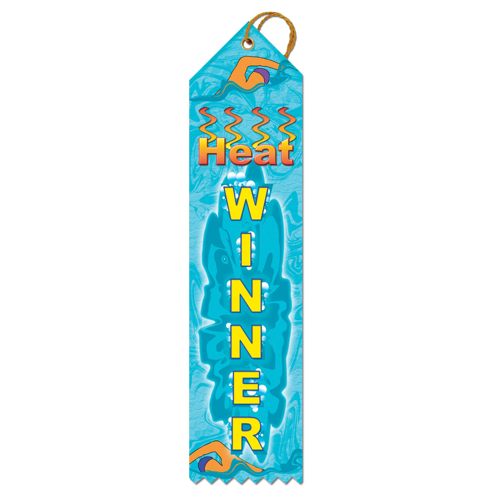 Heat Winner Multicolor Point Top Award Ribbon | Hodges Badge Company