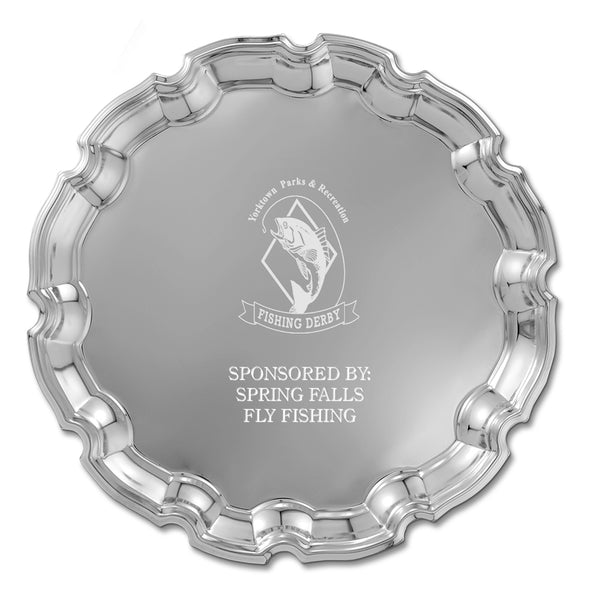 9-3/4" Chippendale Award Tray