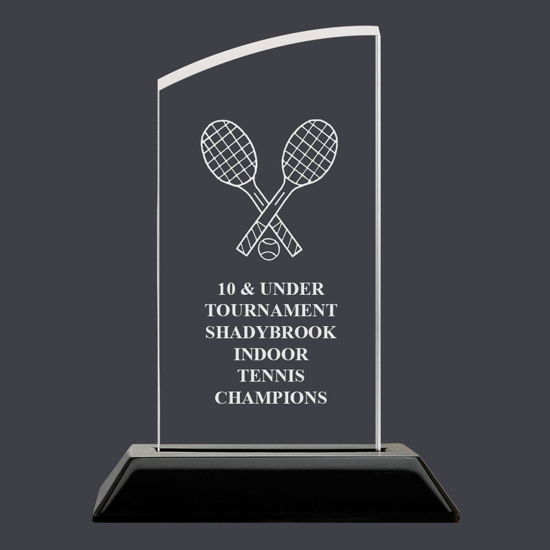 Tennis Racket Medal - Personalized Tennis Awards
