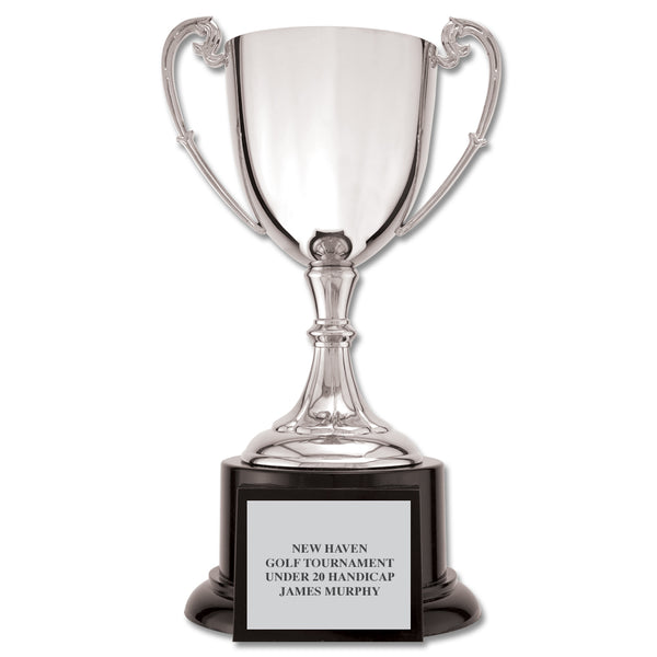 12-3/4" Loving Cup Award Trophy With Black Base