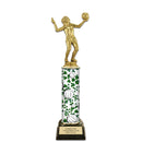 12" Custom Column Trophy with Black Base