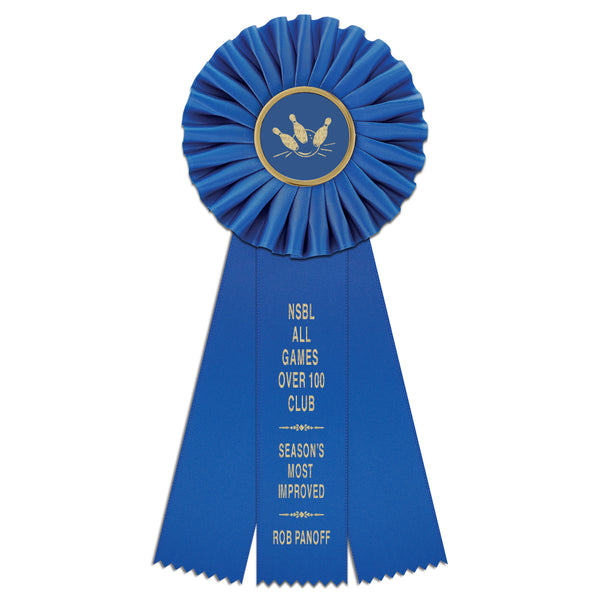 Custom Rosette Award Ribbons for Winners - Hodges Badge Company
