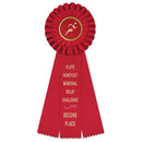Luxury 3 Rosette Award Ribbon 4-1/2" Top