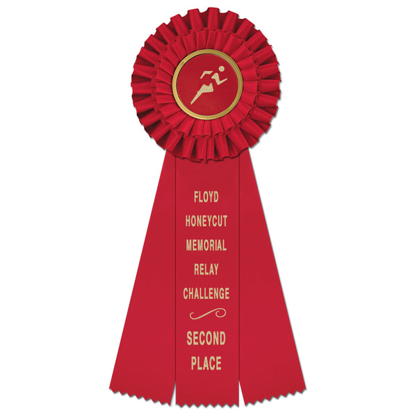 Custom Rosette Award Ribbons for Winners - Hodges Badge Company