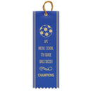 2" x 6" Custom Square Top Award Ribbon With Border