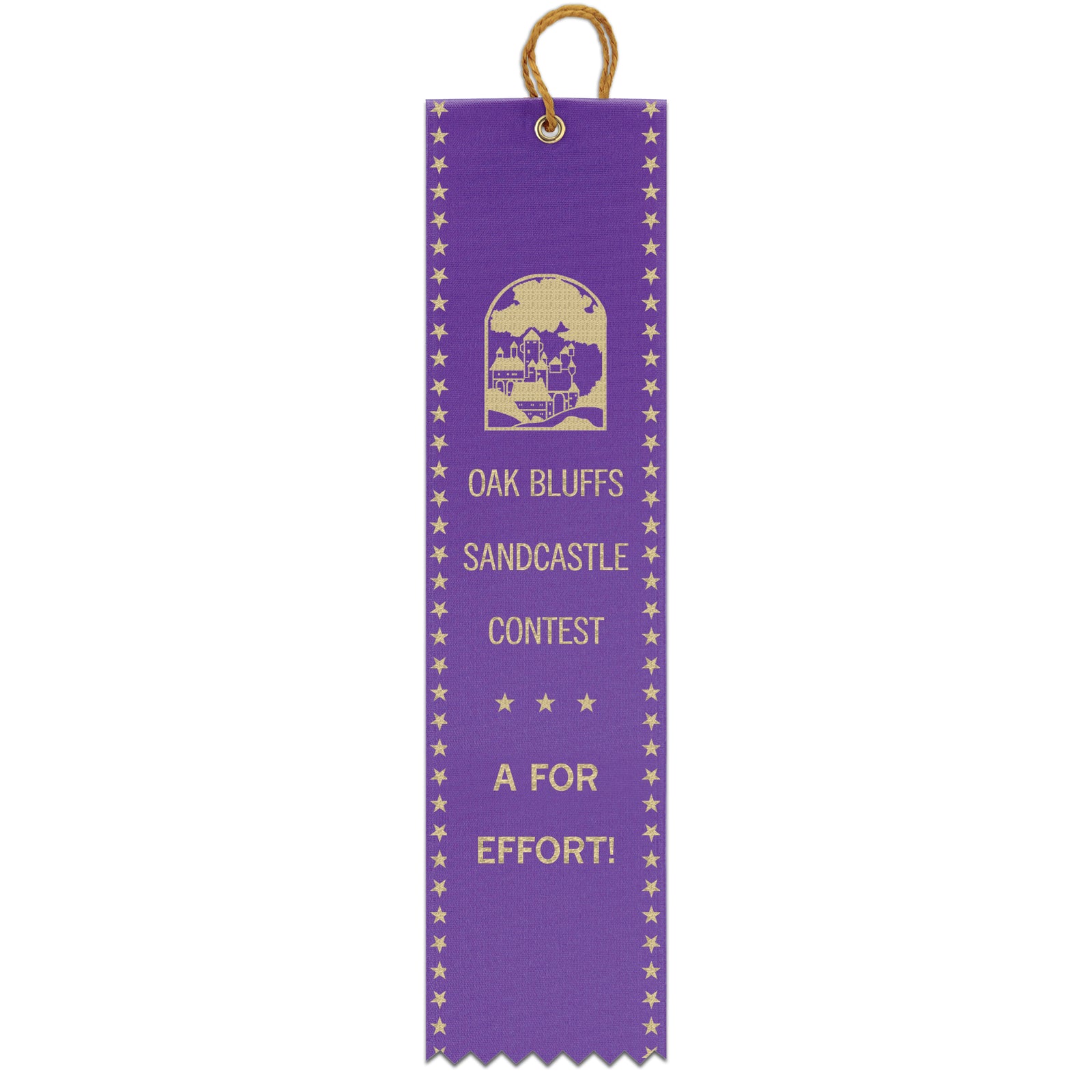 Square Top Award Ribbon w/ Border | Award Ribbons | Hodges Badge