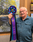 Newton 5 Rosette Award Ribbon, 7" Top - Hodges Badge Company, Inc.