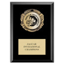 5" x 7"  XBX Medal Award Plaque - Black Finish
