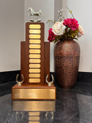 16" Perpetual Solid Walnut Award Trophy