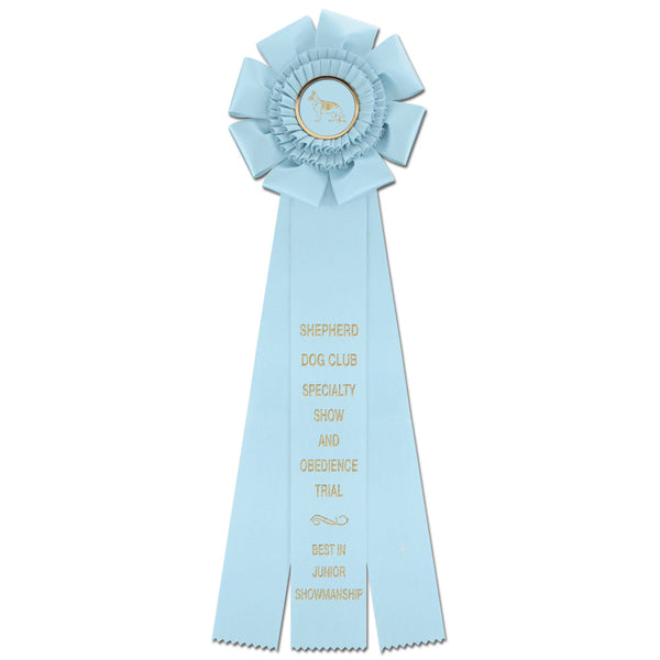 Wellfleet 3 Rosette Award Ribbon, 6-1/2" Top