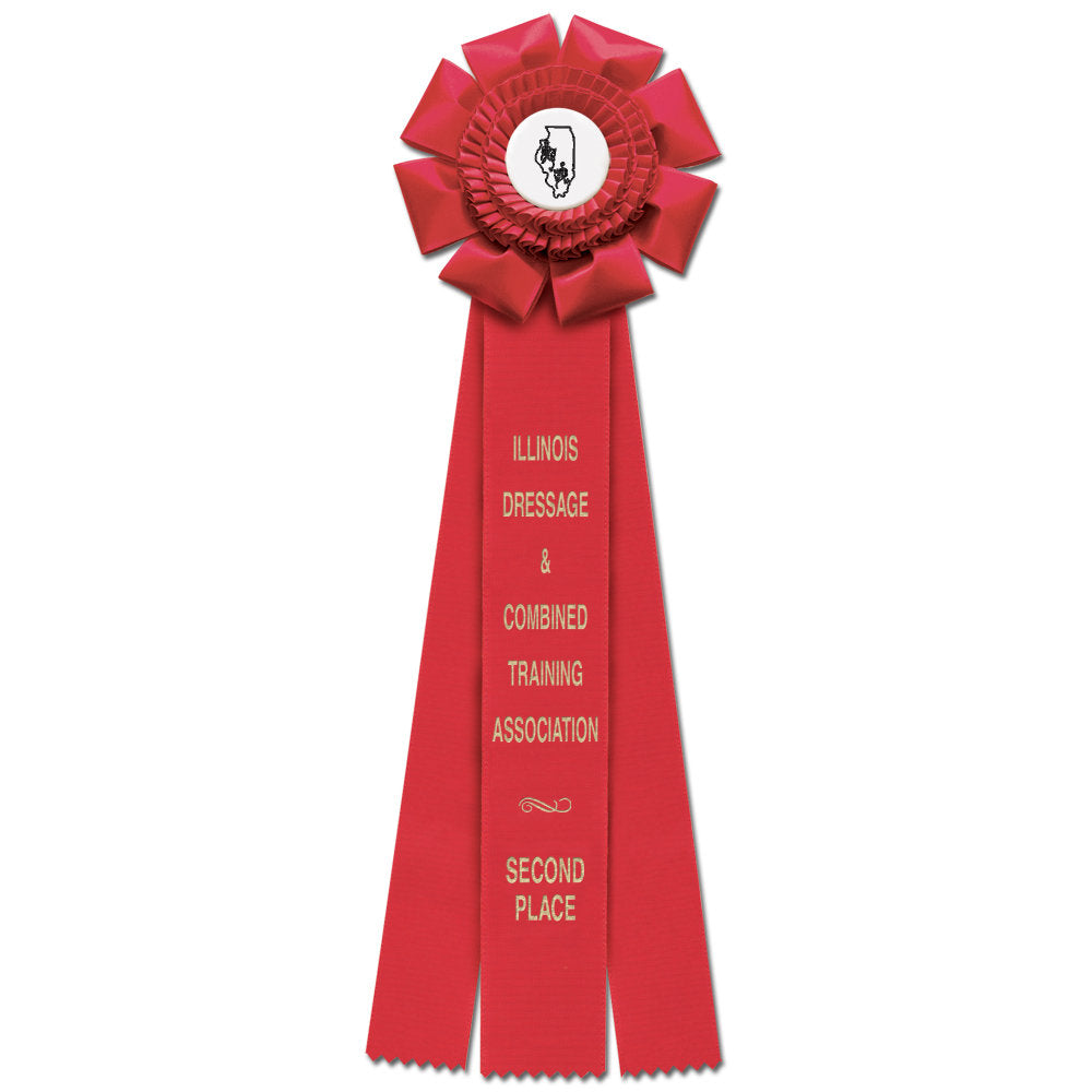 Wellfleet 3 Rosette Award Ribbon, 6-1/2
